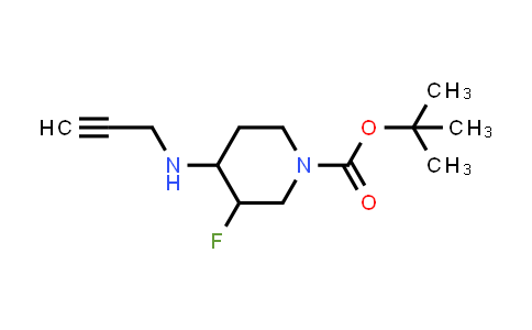CAS No. 2003727-23-7, 1-Piperidinecarboxylic acid, 3-fluoro-4-(2-propyn-1-ylamino)-, 1,1-dimethylethyl ester