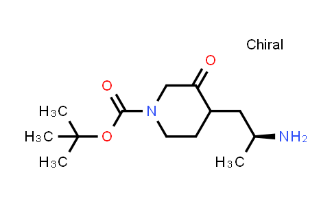 CAS No. 2351637-61-9, tert-butyl 4-[(2S)-2-aminopropyl]-3-oxopiperidine-1-carboxylate