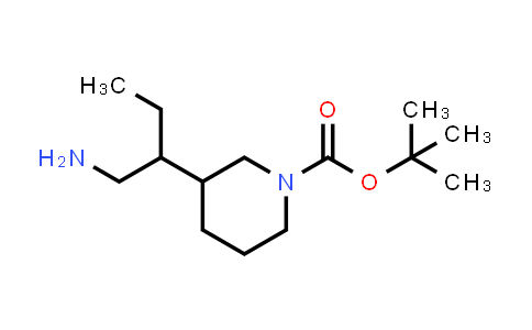 CAS No. 1823262-13-0, tert-butyl 3-(1-aminobutan-2-yl)piperidine-1-carboxylate