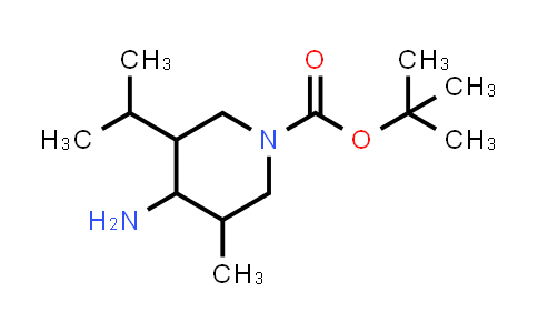 CAS No. 2920424-90-2, tert-butyl 4-amino-3-isopropyl-5-methyl-piperidine-1-carboxylate