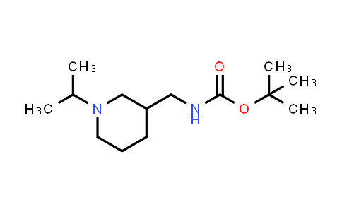 CAS No. 1336910-17-8, tert-butyl N-[(1-isopropyl-3-piperidyl)methyl]carbamate