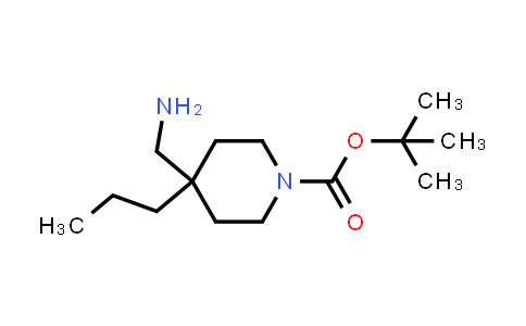 CAS No. 1207178-31-1, tert-butyl 4-(aminomethyl)-4-propylpiperidine-1-carboxylate