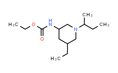 CAS No. 1544435-43-9, ethyl N-[1-(butan-2-yl)-5-ethylpiperidin-3-yl]carbamate
