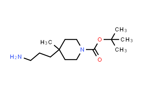 MC849325 | 946517-85-7 | tert-butyl 4-(3-aminopropyl)-4-methylpiperidine-1-carboxylate