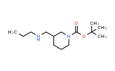 CAS No. 1174669-28-3, tert-butyl 3-[(propylamino)methyl]piperidine-1-carboxylate