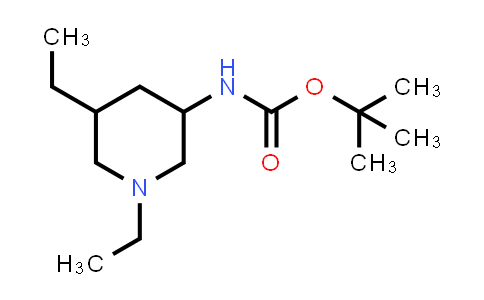 CAS No. 1547310-98-4, tert-butyl N-(1,5-diethylpiperidin-3-yl)carbamate