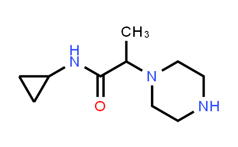 923225-24-5 | N-cyclopropyl-2-(piperazin-1-yl)propanamide
