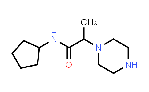 MC849422 | 1018568-87-0 | N-cyclopentyl-2-(piperazin-1-yl)propanamide