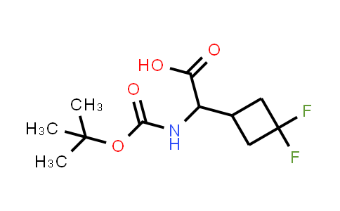 2097944-52-8 | 2-{[(tert-butoxy)carbonyl]amino}-2-(3,3-difluorocyclobutyl)acetic acid