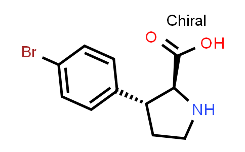 528607-50-3 | (2S,3R)-3-(4-bromophenyl)pyrrolidine-2-carboxylic acid