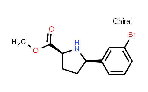 2639621-91-1 | methyl (2S,5R)-5-(3-bromophenyl)pyrrolidine-2-carboxylate