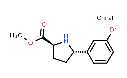 MC849543 | 2639623-01-9 | methyl (2S,5S)-5-(3-bromophenyl)pyrrolidine-2-carboxylate