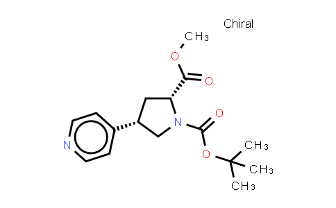 2649491-31-4 | O1-tert-butyl O2-methyl (2R,4S)-4-(4-pyridyl)pyrrolidine-1,2-dicarboxylate