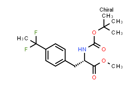 1104070-00-9 | methyl (2S)-2-(tert-butoxycarbonylamino)-3-[4-(1,1-difluoroethyl)phenyl]propanoate