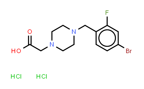 1258640-20-8 | 2-[4-[(4-bromo-2-fluoro-phenyl)methyl]piperazin-1-yl]acetic acid;dihydrochloride