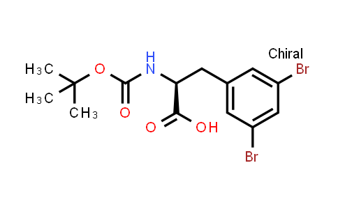 MC849662 | 647037-87-4 | (2S)-2-(tert-butoxycarbonylamino)-3-(3,5-dibromophenyl)propanoic acid