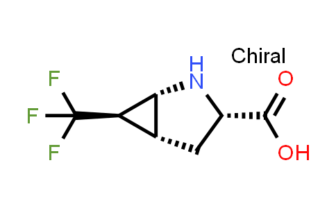 1212823-10-3 | rel-(1R,3S,5R,6R)-6-(trifluoromethyl)-2-azabicyclo[3.1.0]hexane-3-carboxylic acid