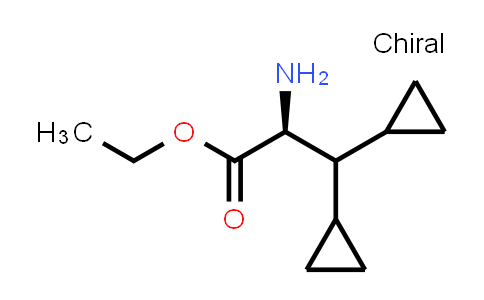 CAS No. 2755144-84-2, ethyl (2S)-2-amino-3,3-dicyclopropyl-propanoate