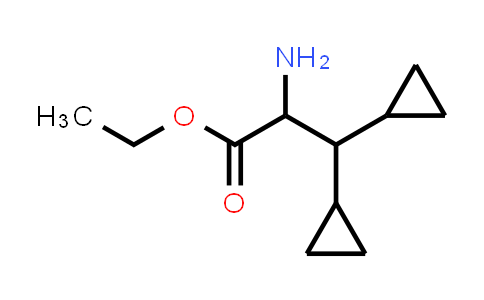 2755144-64-8 | ethyl 2-amino-3,3-dicyclopropyl-propanoate