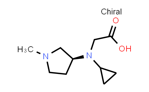 1353995-80-8 | 2-{cyclopropyl[(3S)-1-methylpyrrolidin-3-yl]amino}acetic acid