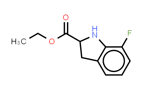 128487-44-5 | ethyl 7-fluoroindoline-2-carboxylate