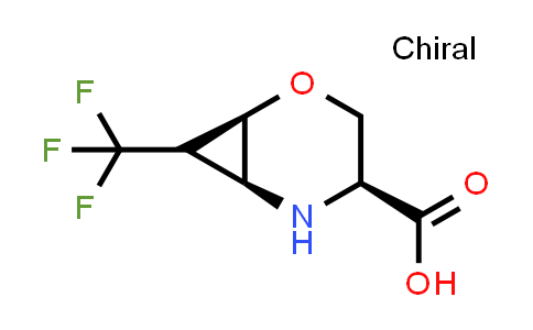 1933720-17-2 | (1R,4S,6S)-7-(trifluoromethyl)-2-oxa-5-azabicyclo[4.1.0]heptane-4-carboxylic acid