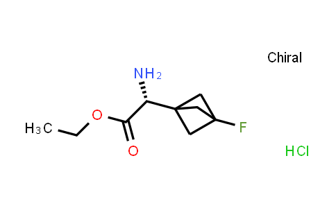 2940871-12-3 | ethyl (2R)-2-amino-2-(3-fluoro-1-bicyclo[1.1.1]pentanyl)acetate;hydrochloride