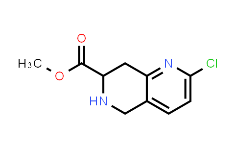 2796344-23-3 | methyl 2-chloro-5,6,7,8-tetrahydro-1,6-naphthyridine-7-carboxylate