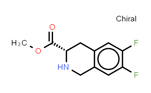 1801186-25-3 | methyl (3S)-6,7-difluoro-1,2,3,4-tetrahydroisoquinoline-3-carboxylate