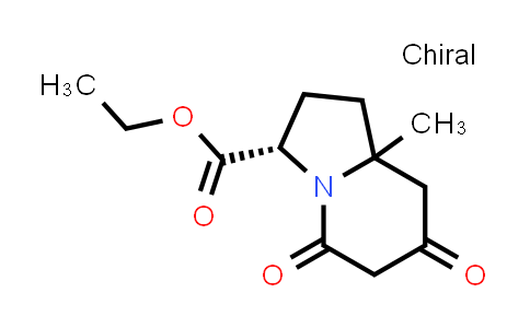 MC850095 | 2759937-15-8 | ethyl (3S)-8a-methyl-5,7-dioxo-1,2,3,8-tetrahydroindolizine-3-carboxylate