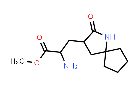 MC850099 | 2723437-11-2 | methyl 2-amino-3-(2-oxo-1-azaspiro[4.4]nonan-3-yl)propanoate