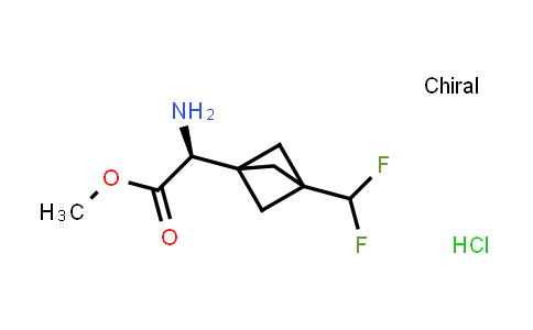 MC850123 | 2940857-60-1 | methyl (2S)-2-amino-2-[3-(difluoromethyl)-1-bicyclo[1.1.1]pentanyl]acetate;hydrochloride
