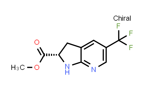 MC850143 | 2866211-27-8 | methyl (2S)-5-(trifluoromethyl)-2,3-dihydro-1H-pyrrolo[2,3-b]pyridine-2-carboxylate