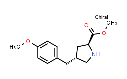 2940857-49-6 | methyl (2S,4R)-4-[(4-methoxyphenyl)methyl]pyrrolidine-2-carboxylate