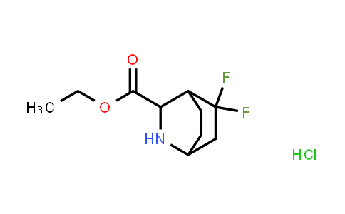 2920390-36-7 | ethyl 5,5-difluoro-2-azabicyclo[2.2.2]octane-3-carboxylate;hydrochloride