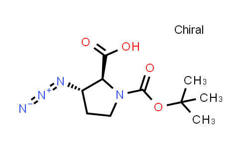 1095199-34-0 | (2S,3S)-3-azido-1-tert-butoxycarbonyl-pyrrolidine-2-carboxylic acid