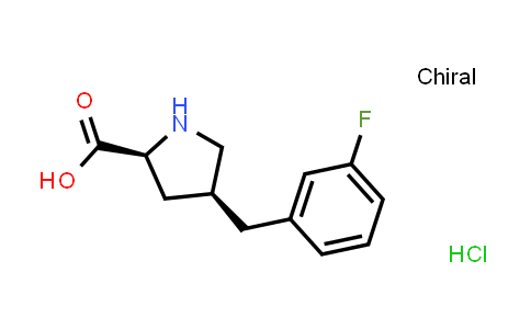 MC850233 | 686766-31-4 | (2S,4S)-4-[(3-fluorophenyl)methyl]pyrrolidine-2-carboxylic acid;hydrochloride