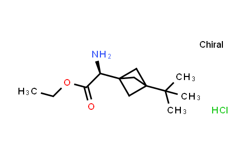 2940876-77-5 | ethyl (2S)-2-amino-2-(3-tert-butyl-1-bicyclo[1.1.1]pentanyl)acetate;hydrochloride