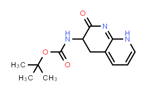 CAS No. 847684-67-7, tert-butyl N-(2-oxo-4,8-dihydro-3H-1,8-naphthyridin-3-yl)carbamate