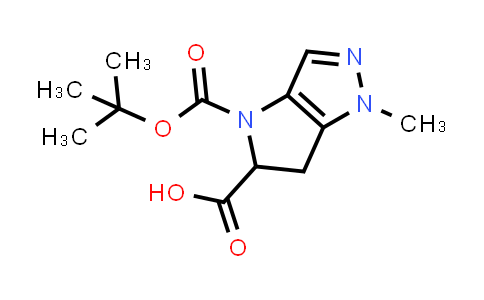 MC850278 | 2385743-20-2 | 4-tert-butoxycarbonyl-1-methyl-5,6-dihydropyrrolo[3,2-c]pyrazole-5-carboxylic acid