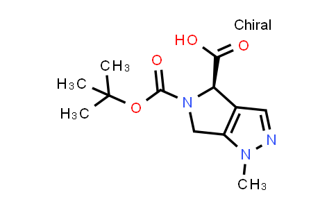 MC850280 | 920305-79-9 | (4R)-5-tert-butoxycarbonyl-1-methyl-4,6-dihydropyrrolo[3,4-c]pyrazole-4-carboxylic acid