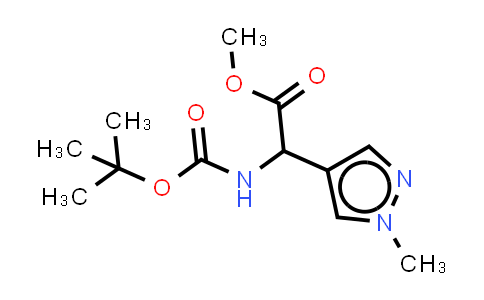 MC850292 | 2940939-65-9 | methyl 2-(tert-butoxycarbonylamino)-2-(1-methylpyrazol-4-yl)acetate