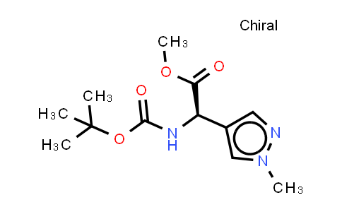 2940876-02-6 | methyl (2R)-2-(tert-butoxycarbonylamino)-2-(1-methylpyrazol-4-yl)acetate