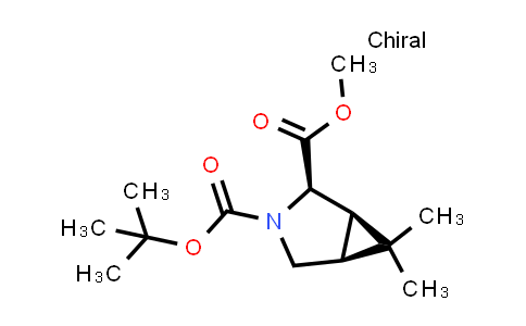 569679-07-8 | O3-tert-butyl O2-methyl (1R,2R,5S)-6,6-dimethyl-3-azabicyclo[3.1.0]hexane-2,3-dicarboxylate
