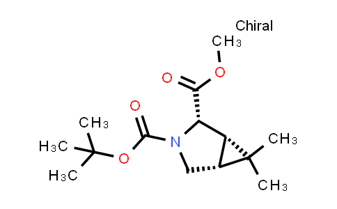 2070009-50-4 | O3-tert-butyl O2-methyl (1S,2S,5R)-6,6-dimethyl-3-azabicyclo[3.1.0]hexane-2,3-dicarboxylate