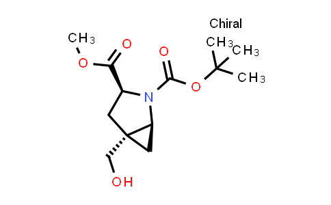 MC850372 | 2766198-89-2 | O2-tert-butyl O3-methyl (1S,3S,5R)-5-(hydroxymethyl)-2-azabicyclo[3.1.0]hexane-2,3-dicarboxylate