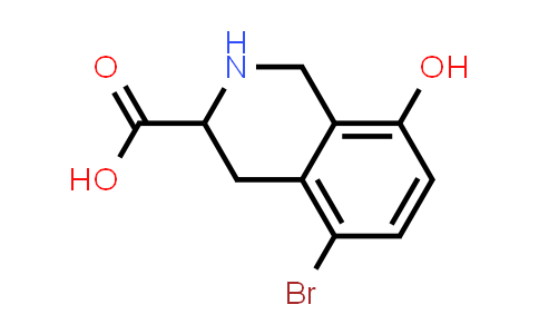 370881-32-6 | 5-bromo-8-hydroxy-1,2,3,4-tetrahydroisoquinoline-3-carboxylic acid