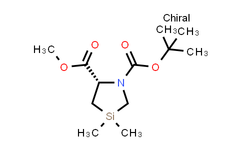 268224-32-4 | O1-tert-butyl O5-methyl (5S)-3,3-dimethyl-1,3-azasilolidine-1,5-dicarboxylate