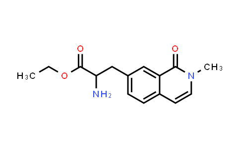 2112009-02-4 | ethyl 2-amino-3-(2-methyl-1-oxo-7-isoquinolyl)propanoate