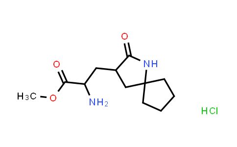 MC850425 | 2723437-12-3 | methyl 2-amino-3-(2-oxo-1-azaspiro[4.4]nonan-3-yl)propanoate;hydrochloride